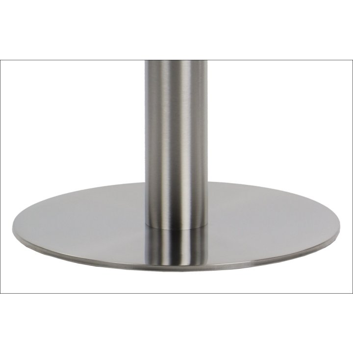Podstawa do stolika ze stali nierdzewnej SH-3001-1/S szczotkowana - ∅ 39,5 cm