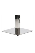 Podstawa do stolika ze stali nierdzewnej SH-3002-1/60/P polerowana - 40x40 cm