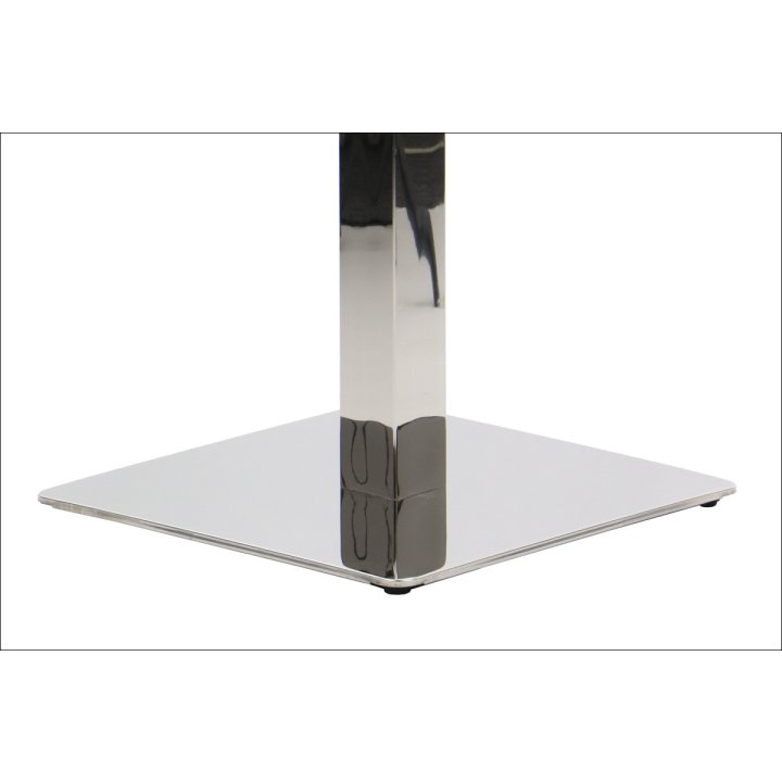 Podstawa do stolika ze stali nierdzewnej SH-3002-1/60/P polerowana - 40x40 cm