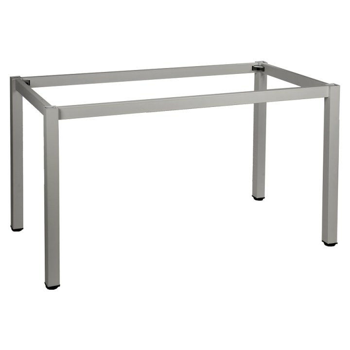 Stelaż biurka z nogą kwadratową NY-A057/116/K - 116x56 cm, alu