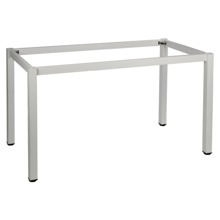 Stelaż biurka z nogą kwadratową NY-A057/116/K - 116x56 cm, biały