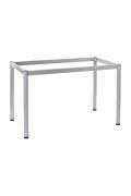 Stelaż biurka z nogą okrągłą NY-A057/136/O - 136x66 cm, alu