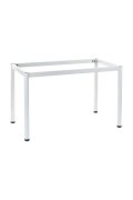 Stelaż biurka z nogą okrągłą NY-A057/136/O - 136x66 cm, biały