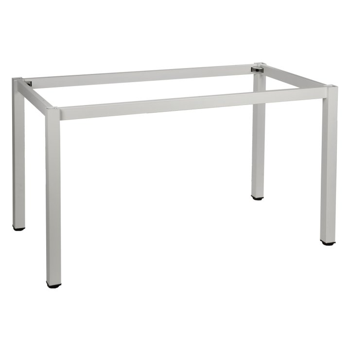 Stelaż biurka z nogą kwadratową NY-A057/116/K - 116x66 cm, biały