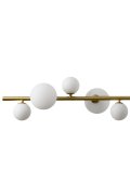 Lampa wisząca MILKY DROP złota 120 cm