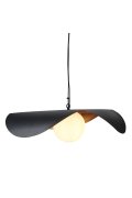 Lampa wisząca ENZO czarno złota 60 cm