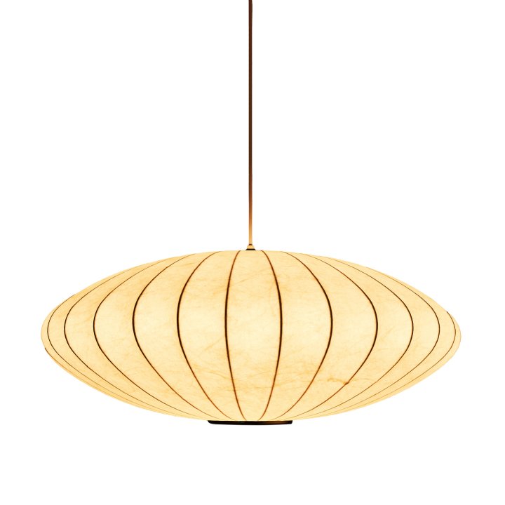 Lampa wisząca SILK FLAT biała 50 cm - nowoczesna i minimalistyczna