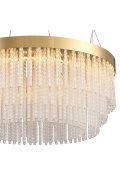 Lampa wisząca GLORIA LED kryształowa złota 60 cm
