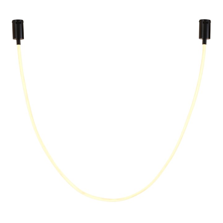 Lampa wisząca SNAKE LED wąż ledowy czarna 300 cm