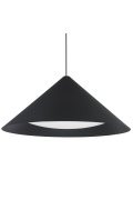 Lampa wisząca TRIANGOLO LED czarna 65 cm