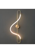 Lampa ścienna ESSA złota 90 cm