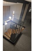Lampa wisząca O-LINE LED 93 cm mosiądz