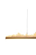 Lampa wisząca MONTANA LONG LED złota 125 cm