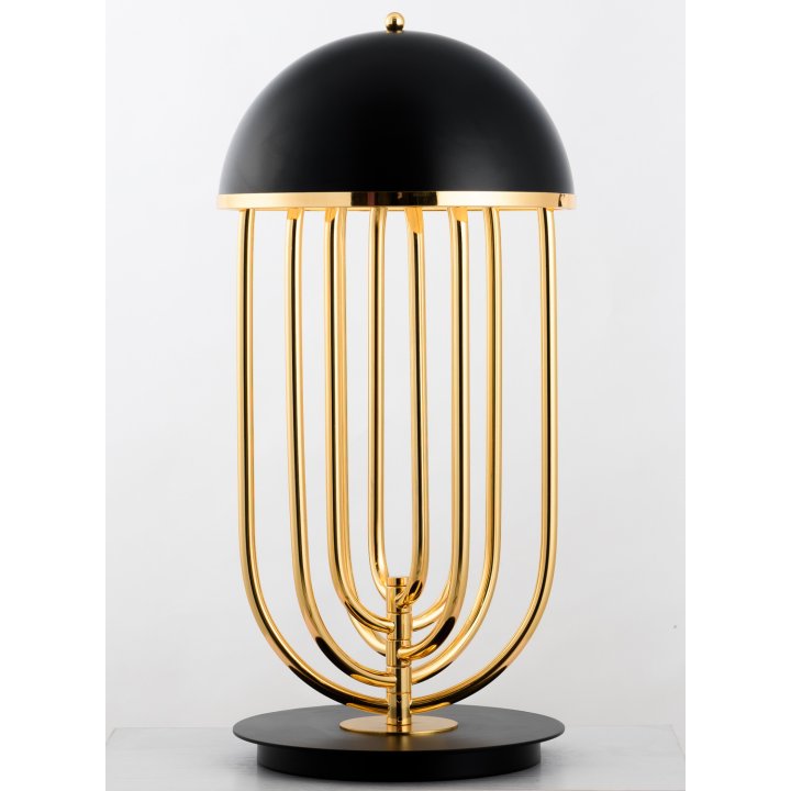 Lampa stołowa DOLCE VITA czarno złota 60 cm