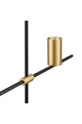 Lampa wisząca LUNGO czarno złota 135 cm