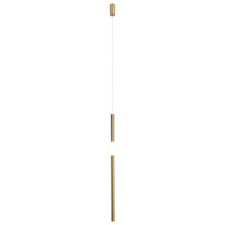 Lampa wisząca O-LINE LED 63 cm mosiądz