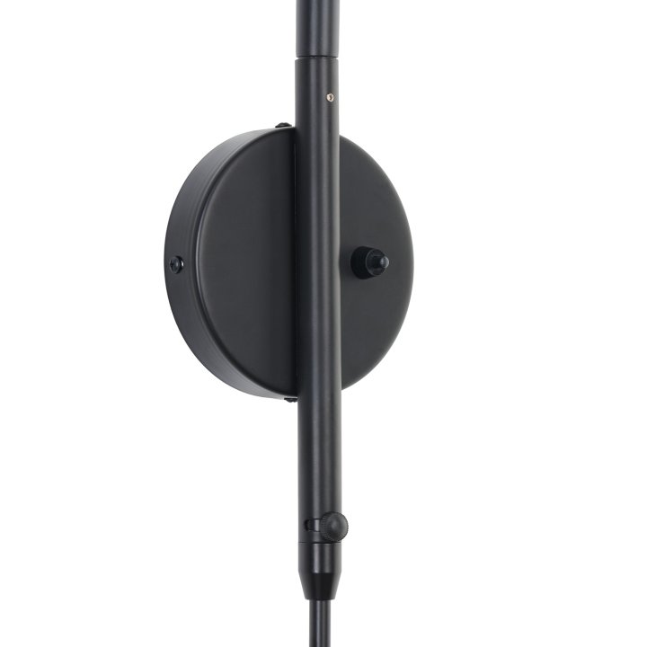 Lampa ścienna CRANE-2W S czarna 110 cm