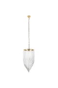 Lampa wisząca WAVE złota 60 cm
