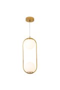 Lampa wisząca COSTA DUO złota 50 cm