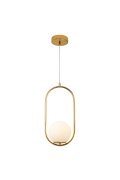 Lampa wisząca COSTA SOLO złota 40 cm