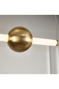 Lampa wisząca O-LINE S-4 LED mosiądz 79 cm