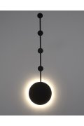 Lampa ścienna CLEX - 1 LED czarna 105 cm