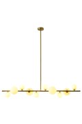 Lampa wisząca MILKY DROP złota 120 cm
