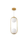 Lampa wisząca COSTA DUO złota 50 cm