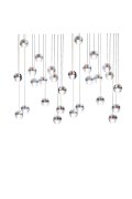 Lampa wisząca STARLIGHT-5 kryształowa 30 cm