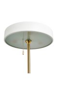 Lampa podłogowa ARTDECO biało - złota 162 cm