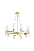 Lampa wisząca CANDELA-10 złota 85 cm