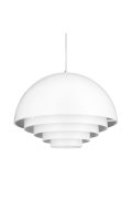 Lampa wisząca DIVERSO biała matowa 40 cm