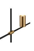 Lampa wisząca LUNGO czarno złota 135 cm