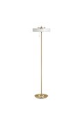 Lampa podłogowa ARTDECO biało - złota 162 cm