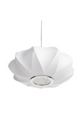 Lampa wisząca SILK X-shape biała 40 cm