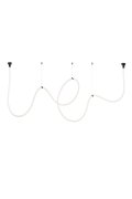 Lampa wisząca SNAKE LED wąż ledowy czarna 500 cm