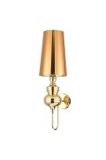 Lampa ścienna QUEEN złota 25 cm