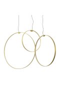 Lampa wisząca ACIRCULO led złota 60 cm