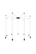Lampa wisząca LINEA-9 czarna