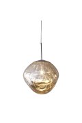 Lampa wisząca GLAM M srebrna 28 cm