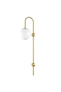 Lampa ścienna DANTE złota 78 cm