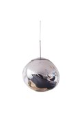 Lampa wisząca GLAM L srebrna 38 cm