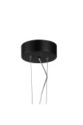 Lampa wisząca ACIRCULO led czarna 50 cm