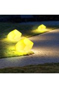 Lampa ogrodowa kamień DIAMOND XL LED RGBW 16 kolorów 60 cm