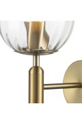 Lampa ścienna PALLA złota 15 cm