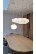 Lampa wisząca SILK biała 50 cm