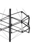 Lampa wisząca SPACE LED czarna 60 cm