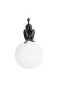 Lampa stołowa WOMAN-3 czarna 35 cm