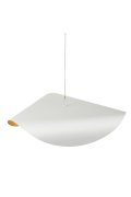 Lampa wisząca ENZO biało złota 60 cm