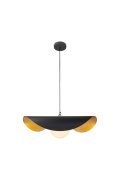 Lampa wisząca ENZO czarno złota 40 cm